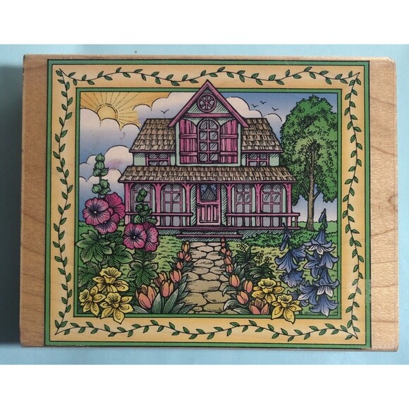 HeroArts, Color Me &Image Tree - 3 Larger Wood Mount Rubber Stamps - Picture 2 of 7